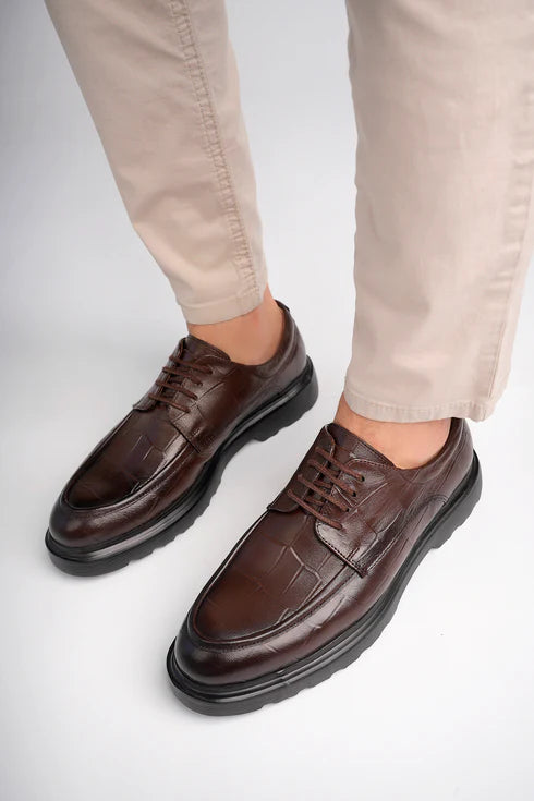 Chaussure Derby  en Cuir MUGGO JONES – Finition Brillante & Confort Haute Qualité